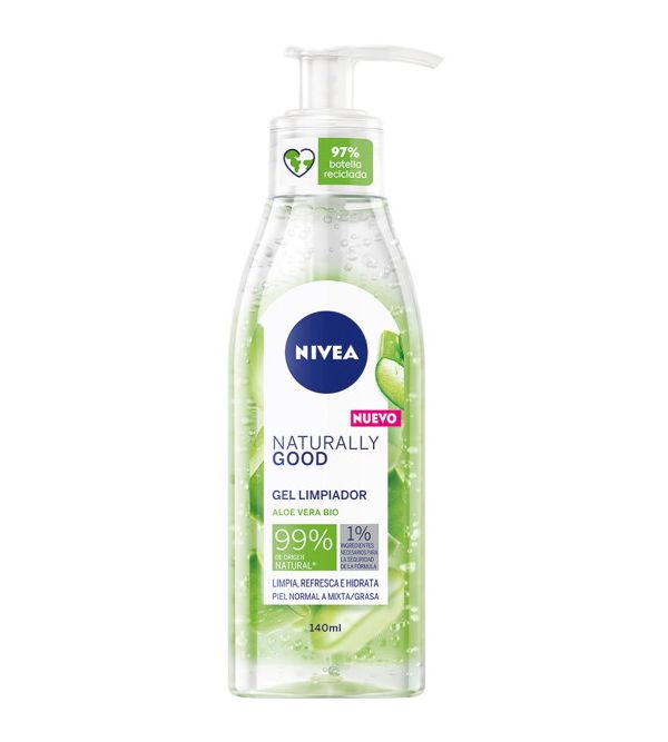 Naturally Good Aloe Vera Gel Limpiador | 140 ml