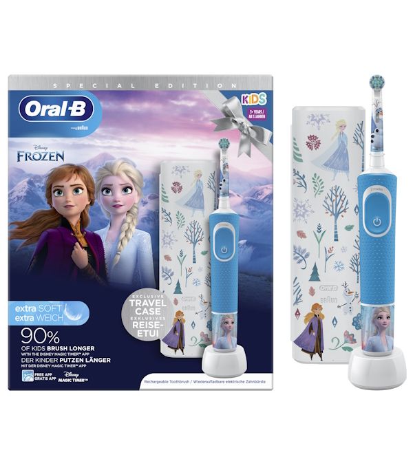 Oral-B D100 Kids Frozen Cepillo de Dientes Eléctrico Infantil + Estuche