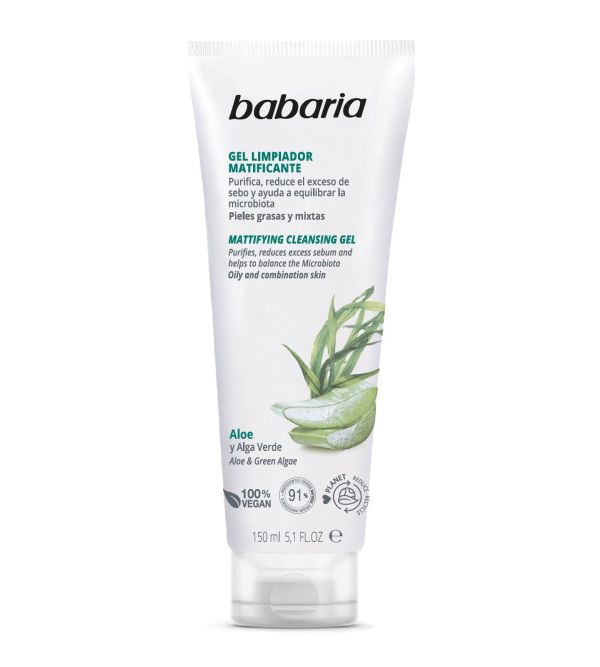 Gel Limpiador Facial Matificante Aloe | 150 ml