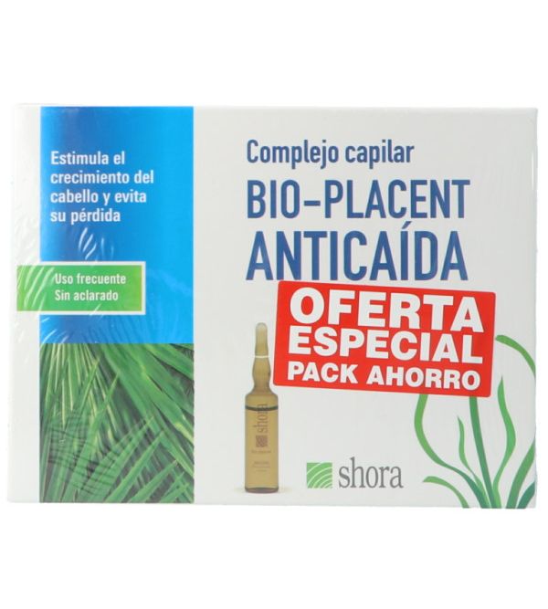 Shora Complejo Bio-Placent Anticaida 2X1 | 12 uds