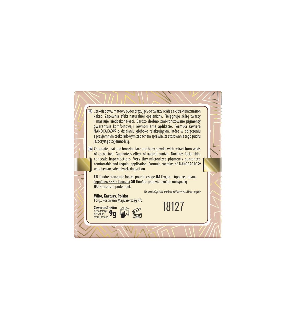 Toffee Chocolate Powder lovely Perfumerías Avenida