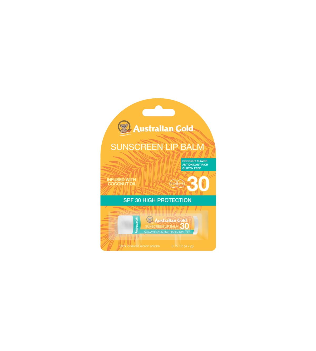Sunscreen Lip Balm Coco Oil SPF30 | 4,2 gr - australian-gold ...