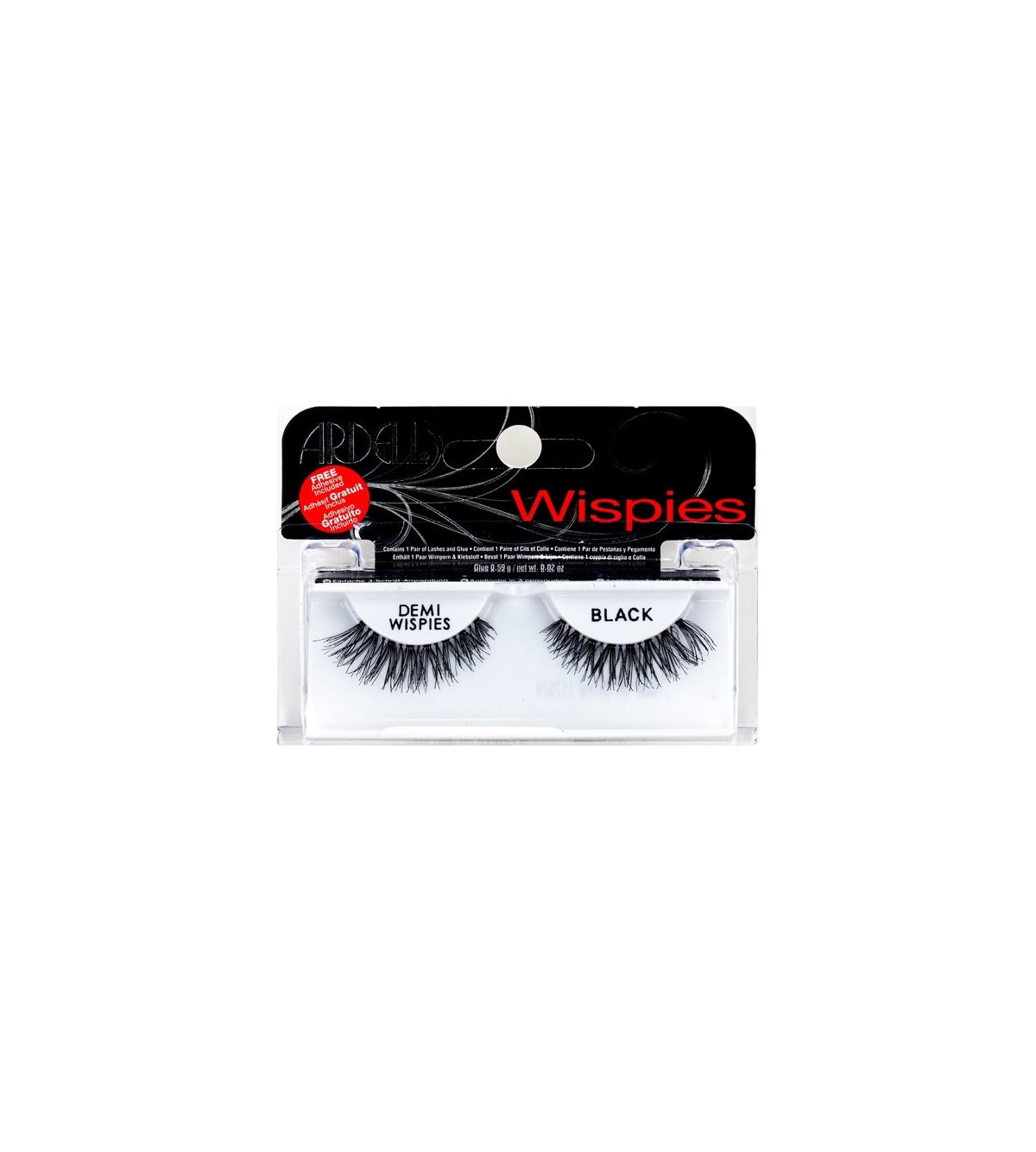 Kit Deluxe Pack Wispies Black – 3 Paar Wimpern-Set, Natürlicher Look, Für Dramatische Augen