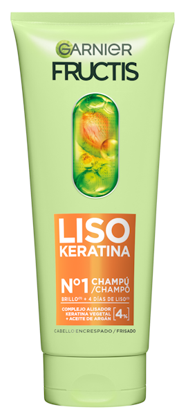 Liso Keratina Champú Nº1 200 ml fructis Perfumerías Avenida