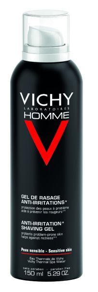 Vichy Homme Gel-Crema de Afeitar, 150 ml - vichy