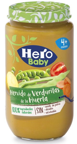 Baby Potito Hervido de Verduritas de la Huerta, 235 gr - hero