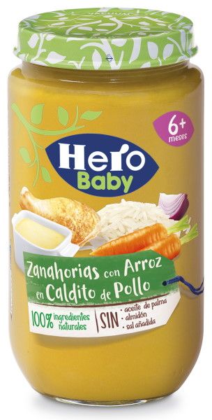 Hero Baby Potito Solo Manzana, Melocotón y Plátano
