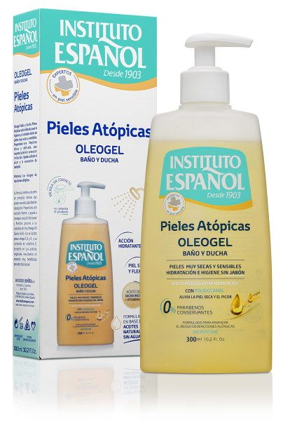 Oleogel Baño y Ducha Pieles Atópicas, 300 ml - instituto-espanol